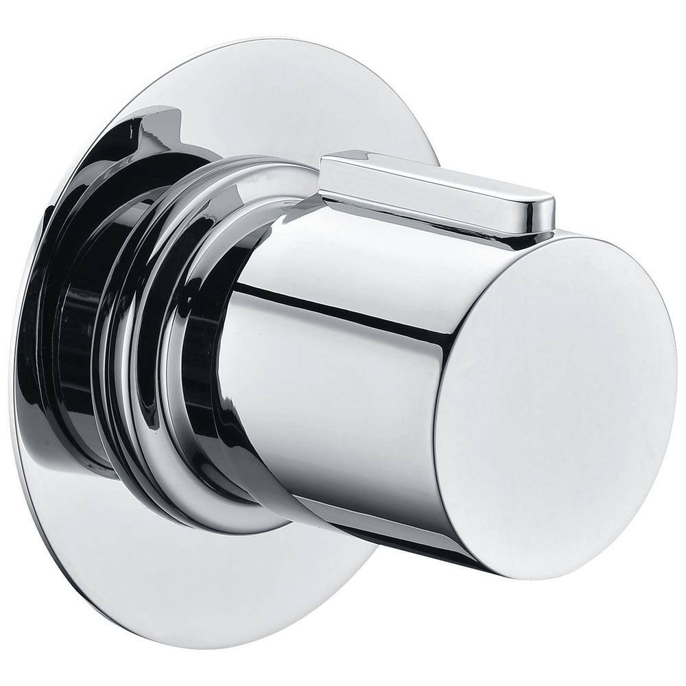 Polished Chrome Wall-Mounted Shower Diverter Knob