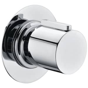 Single-Handle Shower Diverter with Sleek Modern Design in Polished Chrome