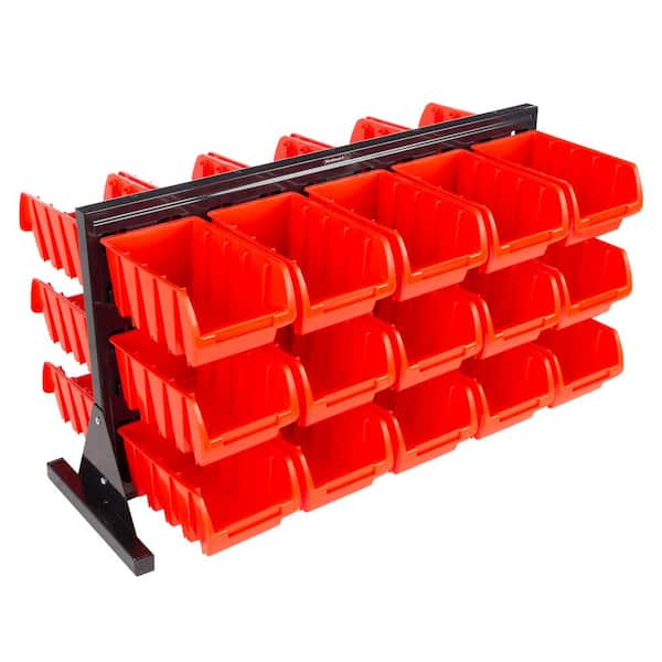 Stalwart 30-Compartment Small Parts Organizer Rack