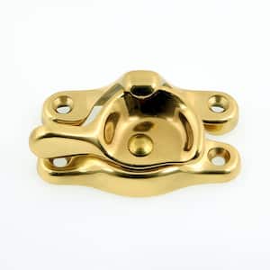 Polished Solid Brass Small Window Sash Lock