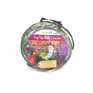 59 in. L x 24 in. W x 24 in. H English Garden Plastic Pop-Up Insect and Pest Plant Protection Cloche