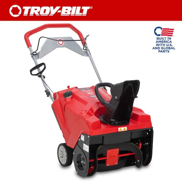 Troy-Bilt Squall 21 in. 208 cc Electric Start Single-Stage Gas Snow Blower with E-Z Chute Control