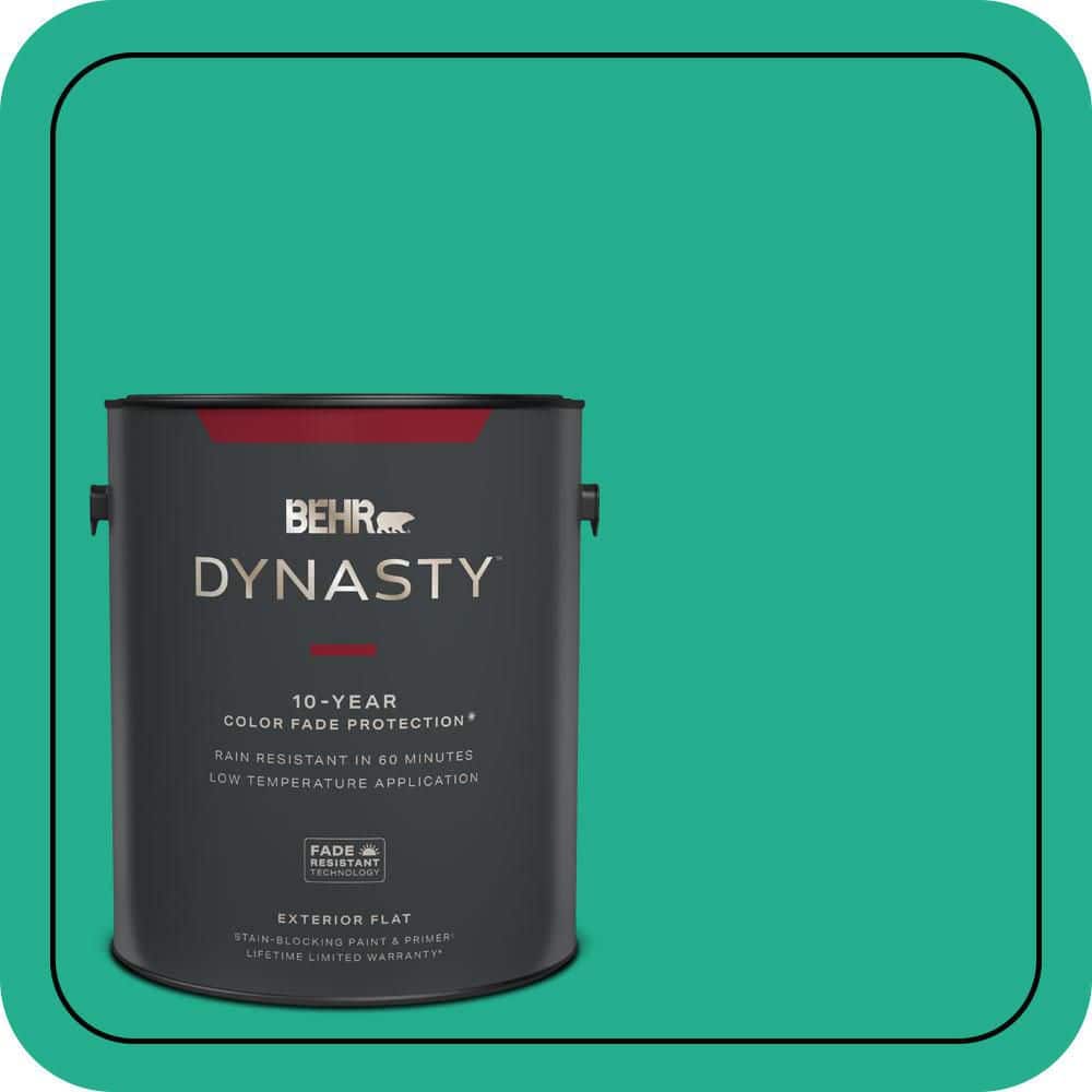1 gal. #480B-5 Mermaid Song Flat Exterior Stain-Blocking Paint & Primer price history on PriceWatchPro