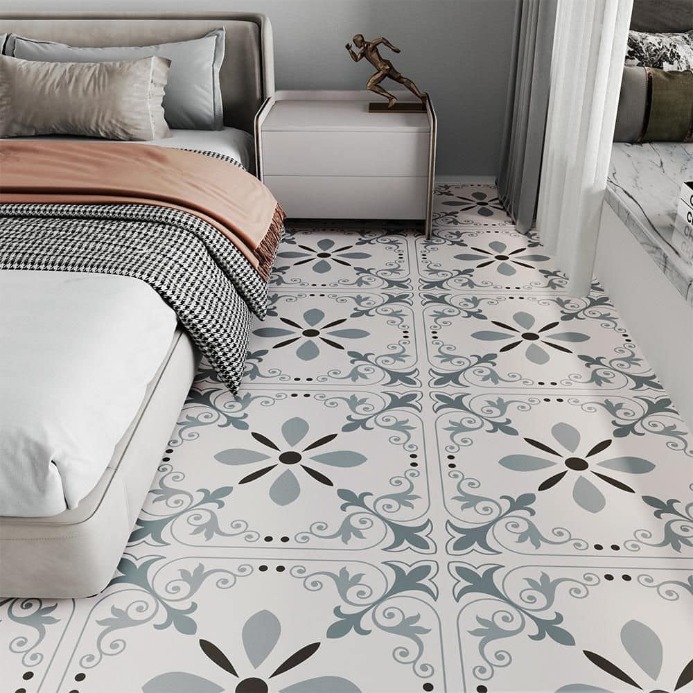 24 in. x 120 in. White Peel and Stick Vinyl Backsplash Roll, 5 Consecutive Patterns Wall and Flooring Roll (20 sq. ft. ) price history on PriceWatchPro