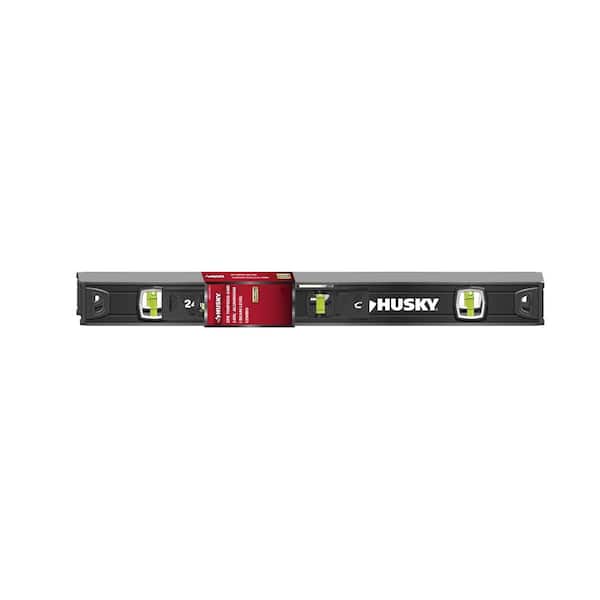 Husky 2pk 9in. Torpedo and 24in. Aluminum Level