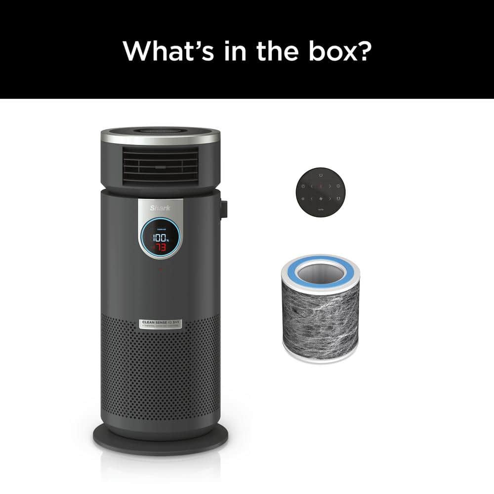 Shark 3-in-1 HEPA Air Purifier with Heating and Cooling, 500 Sq. Ft.