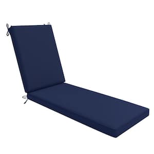 Outdoor Chair Cushions for Patio Chaise Lounge, Water and Stain Resistant Patio Cushions in blue