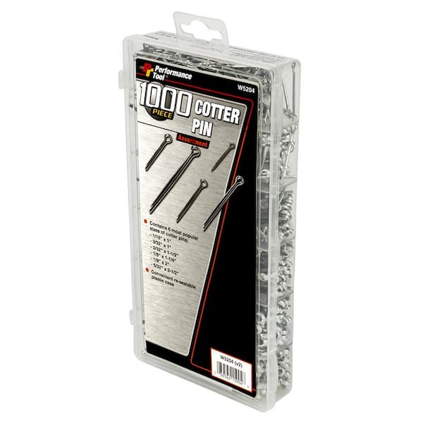 1000-Piece Cotter Pin Assortment