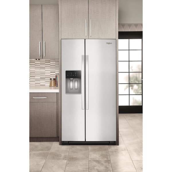 Whirlpool Side x Side Fridge (WRSC5536RZ) - Fingerprint Resistant Stainless Steel Whirlpool Side x Side Fridge (WRSC5536RZ) - Fingerprint Resistant Stainless Steel