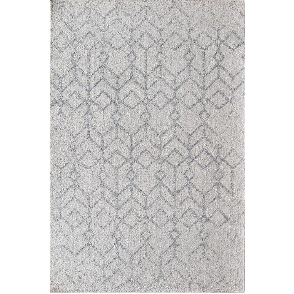 Mason Brooks Knox Illuminated Ivory White 8 ft. x 10 ft. Area Rug