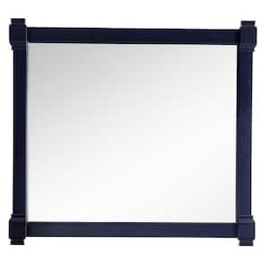 Brittany 42.9 in. W x 39.2 in. H Framed Square Wall Mirror in Victory Blue