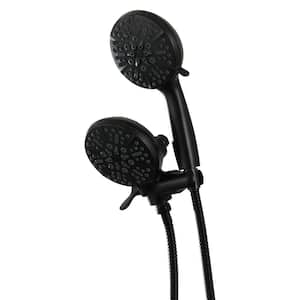 5-Spray Patterns with 1.75 GPM 5 in. Wall Mount Dual Shower Heads and Handheld Shower Head in Oil Rubbed Bronze
