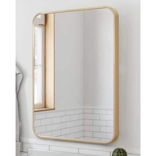 Hot Sale Brushed Gold Finished Rectangle Cabinet Wall Insert