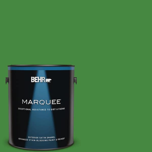 BEHR MARQUEE 1 gal. #T12-9 Level Up Satin Enamel Exterior Paint & Primer