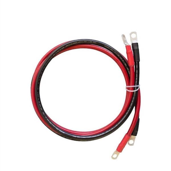 Renogy 5 ft. 4 AWG Inverter Cable for Connecting Inverter to Battery