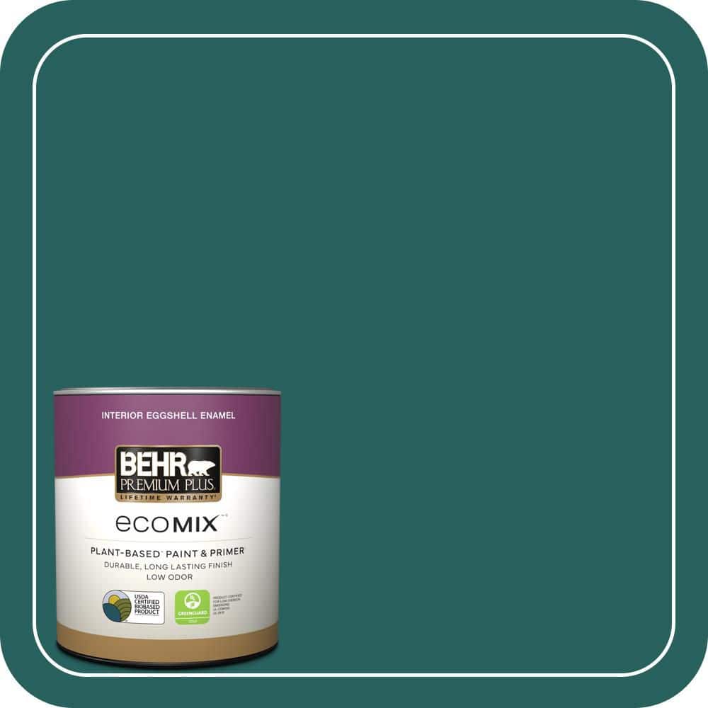 1 qt. #MQ6-05 Verdant Forest Eggshell Enamel EcoMix Plant-Based Interior Paint & Primer price history on PriceWatchPro