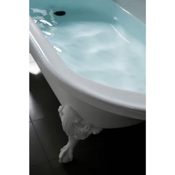 KOHLER Iron Works Historic Ball and Claw Feet in White (Set of 4)