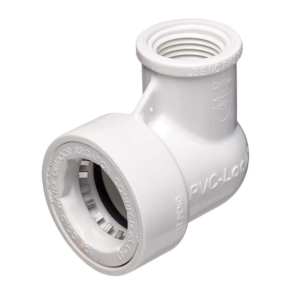 Orbit 3/4 in. x 1/2 in. BluLock FPT 90Degree Elbow 37775 The Home Depot