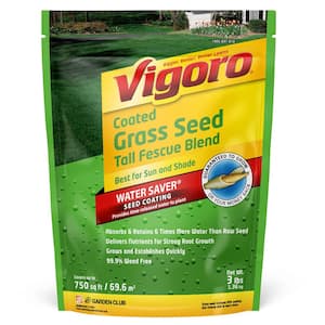 3 lbs. Tall Fescue Grass Seed Blend with Water Saver Seed Coating