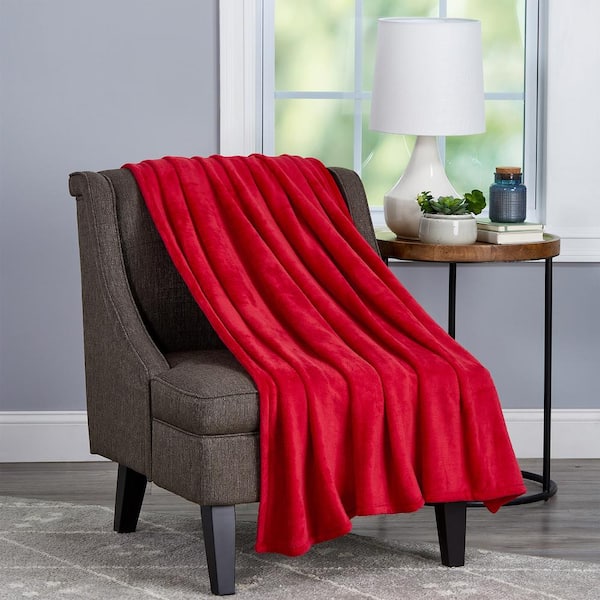 Oversized Velvet Microfiber Plush Throw Blanket