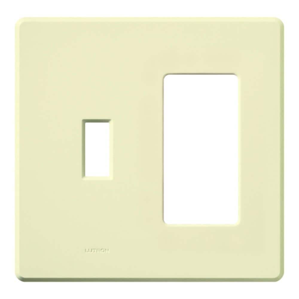 Fassada 2-Gang 1-Toggle / 1-Decorator / Rocker Plastic Wall Plate, Almond (FG-2-TD-AL) price history on PriceWatchPro