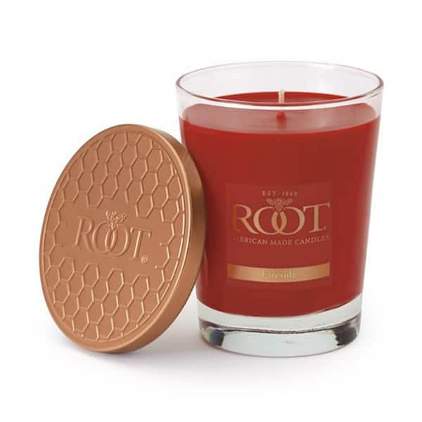 ROOT CANDLES Veriglass Fireside Autumn Rust Scented Jar Candle