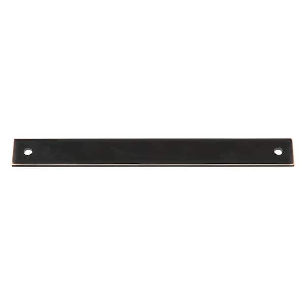 GLIDERITE 9 in. Squared Cabinet Backplate 7-9/16 in. Center to Center, 9342-192-ORB