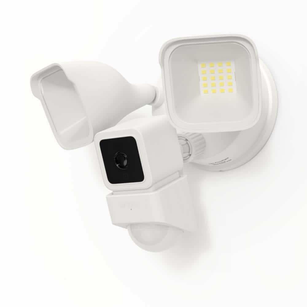 Wired Outdoor Wi-Fi Floodlight Home Security Camera