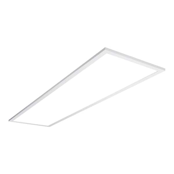 White 1'x4' Integrated LED Commercial Grade Recessed Flat Panel 4521 Lumens (5000K) 39W