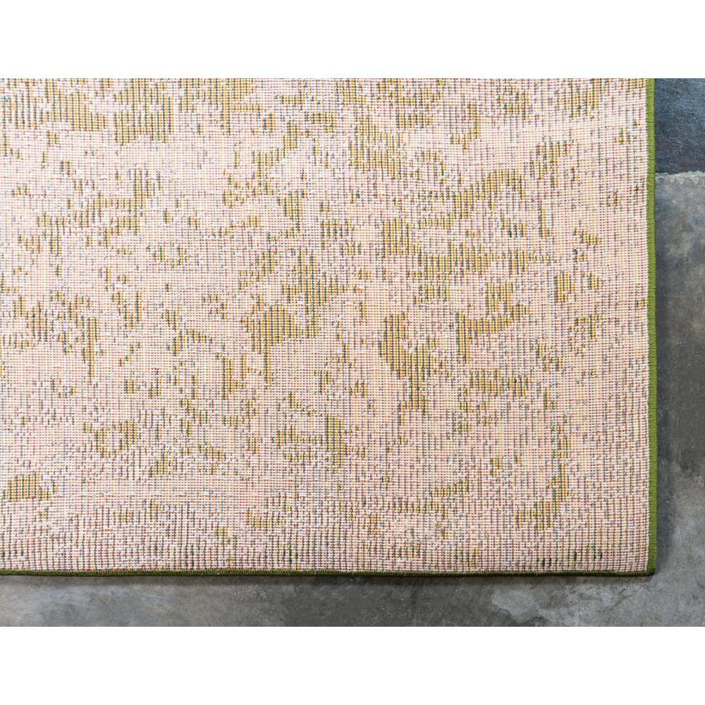 Blue and Beige Abstract Rectangular Rug 10' 6" x 16' 5"