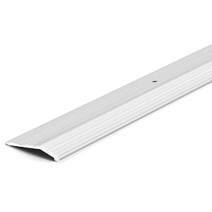 TrimMaster Silver 1-3/8 in. x 144 in. Carpet Trim Transition Strip ...