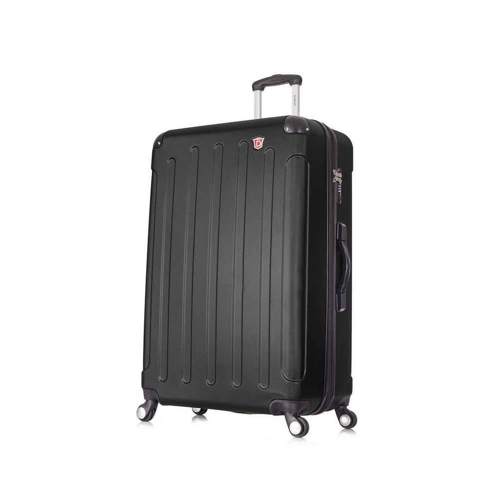 Intely 32 in. Black Hardside Spinner with Integrated Weight Scale