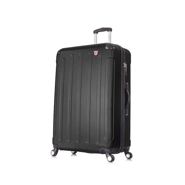 DUKAP Intely 32 in. Black Hardside Spinner with Integrated Weight Scale