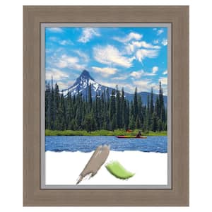 Eva Brown Narrow Picture Frame Opening Size 11 x 14 in.