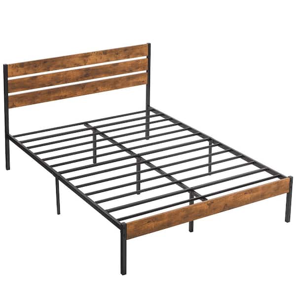 VECELO Twin Size Bed Frame with Headboard, Heavy Duty