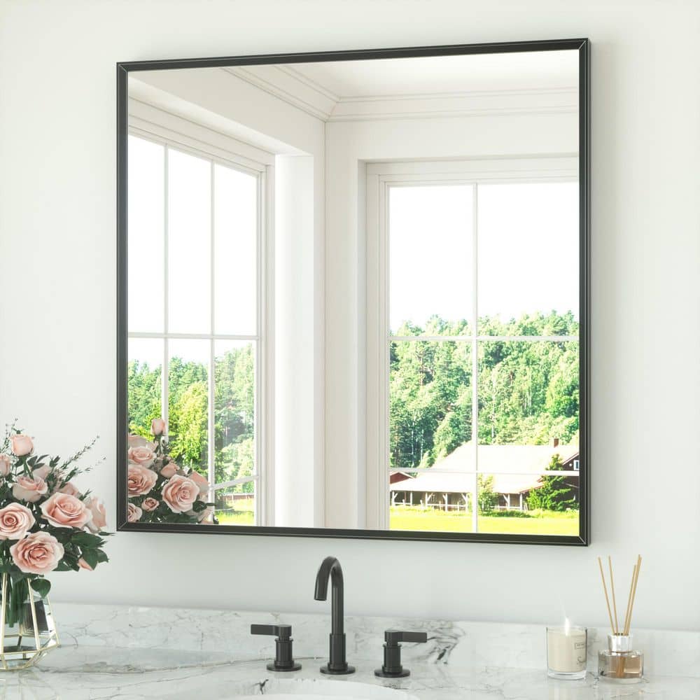 y♡0310 KeonJinn 36 in. W x 36 in. H Rectangle Aluminum Framed Wall