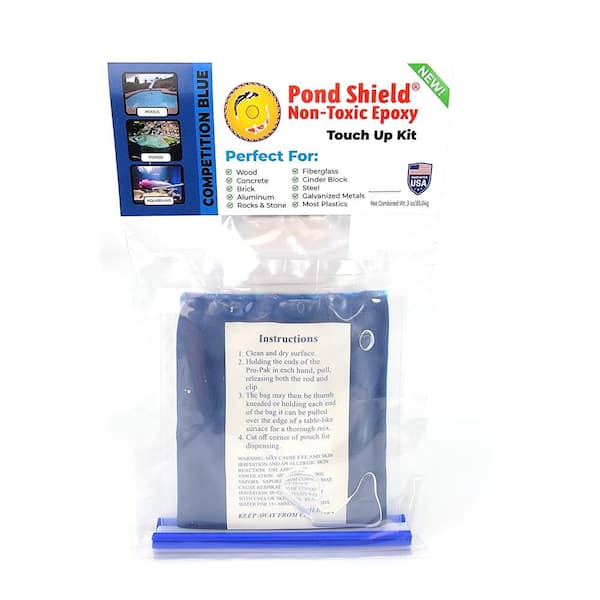 Pond Armor Competition Blue Non-Toxic Epoxy Pond Shield Touch Up Kit