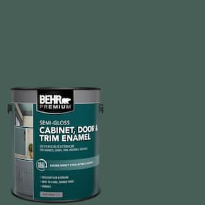1 gal. #M440-7 Rainforest Semi-Gloss Enamel Interior/Exterior Cabinet, Door & Trim Paint