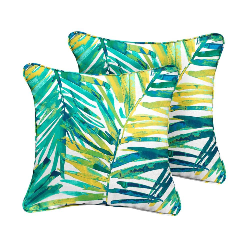 Sengala Hightown Multi Square Outdoor Throw Pillow (2-Pack)