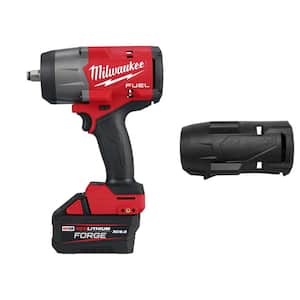 M18 FUEL 18V Lithium-Ion Brushless Cordless 1/2 in. High Torque Impact Wrench Friction Ring FORGE Kit & Protective Boot
