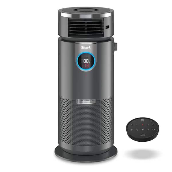3-in-1 Tower Air Purifier, Heater and Fan with NanoSeal HEPA, Cleansense IQ, Odor Lock for 500 sq. ft. in Grey