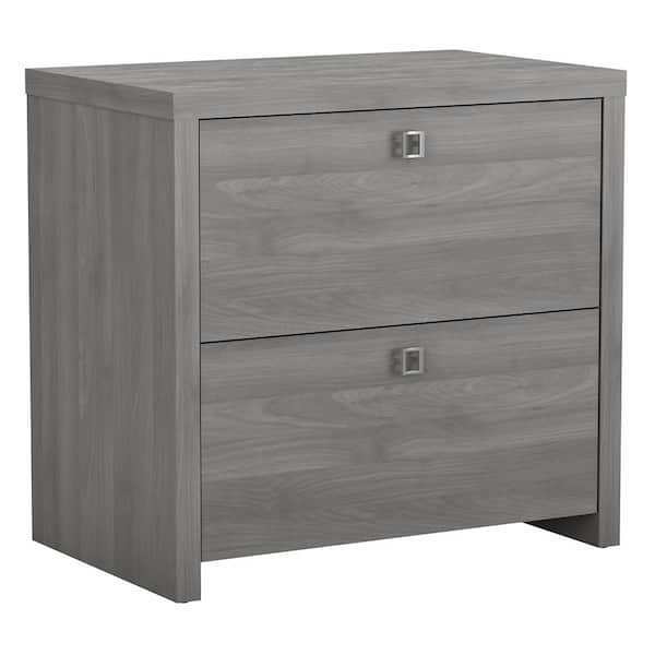 Bush Furniture Echo Modern Gray Lateral File Cabinet