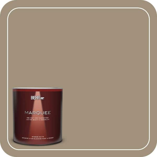 BEHR MARQUEE 1 qt. #750D-5 Desert Shadows Matte Interior Paint & Primer