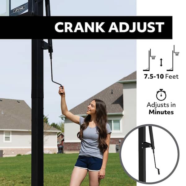 Lifetime 60 in. Glass Crank System with 4 in. Pole 90569 - The