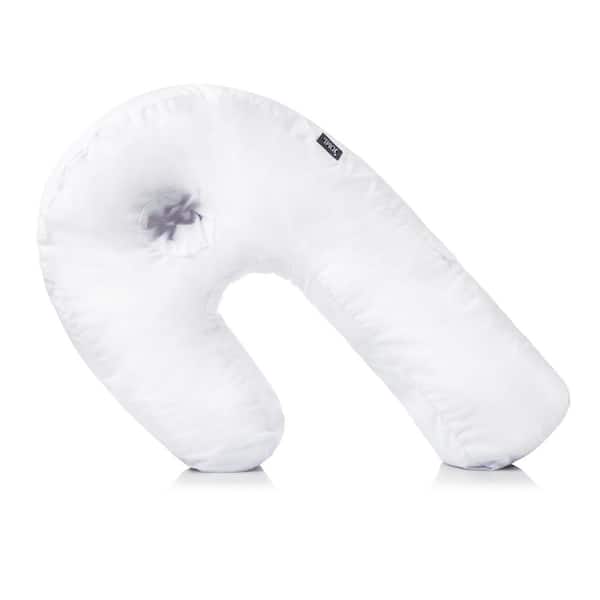 DMI Wrap Around Hypoallergenic Side Sleeper Pillow with Unique Ear Pocket for Back, Neck and Shoulder Pain Relief