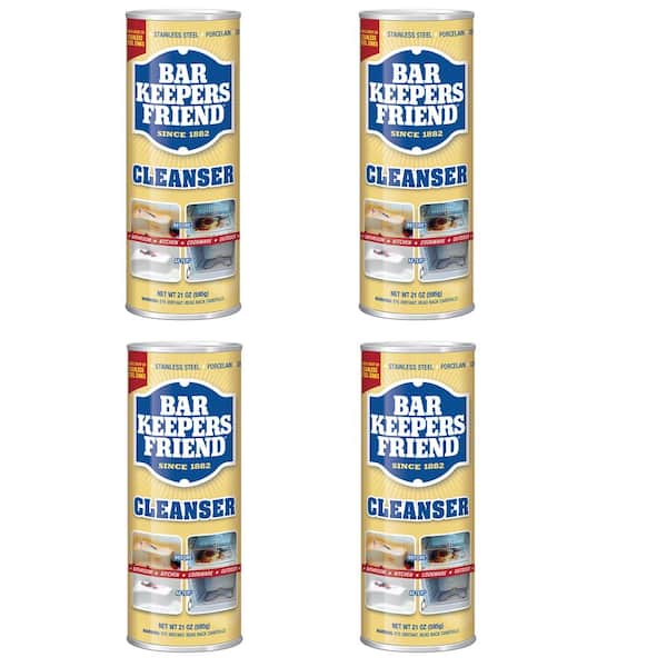 Bar Keepers Friend 21 oz. All-Purpose Cleaner and Polish (4-Pack)