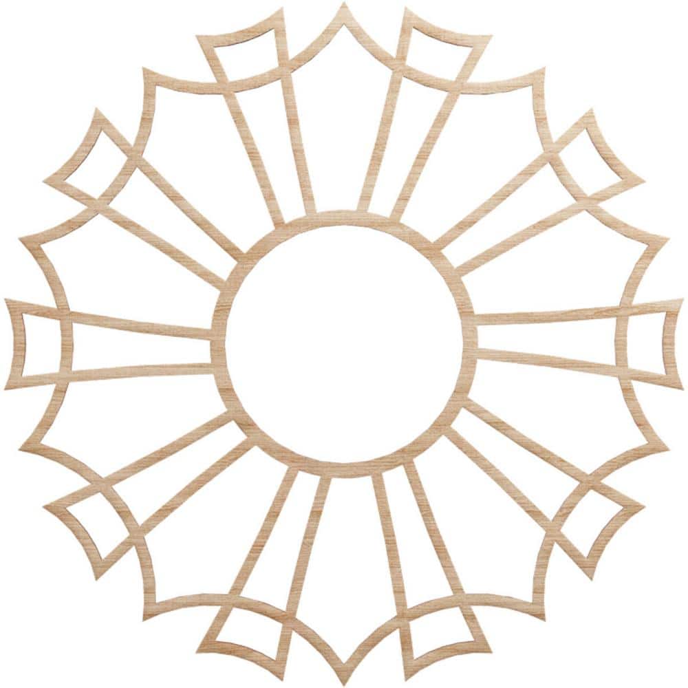 28 in. x 9.875 in. x 0.25 in. Wood Medallion Moulding price history on PriceWatchPro