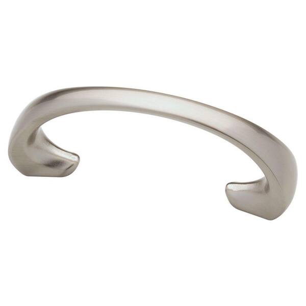 Liberty Sweepy 3 in. (76mm) Center-to-Center Satin Nickel Drawer Pull
