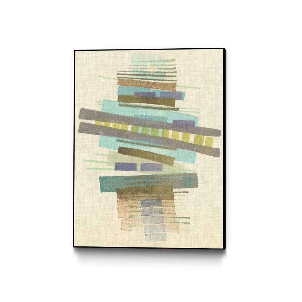 30 in. x 40 in. Balancing I by Nikki Galapon Framed Wall Art