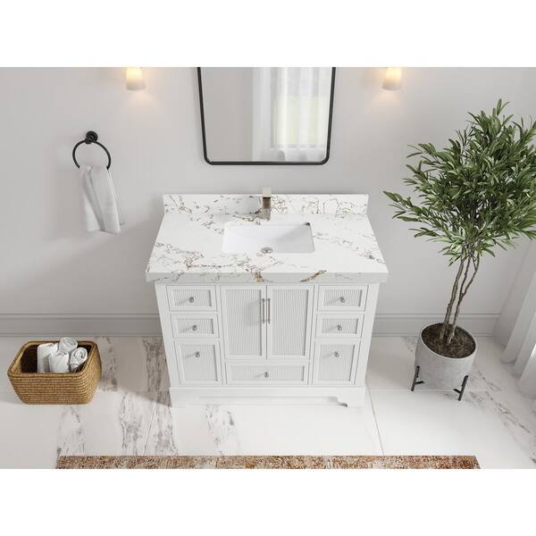 Willow Collections Alys 42 in. W x 22 in. D x 36 in. H Single Sink